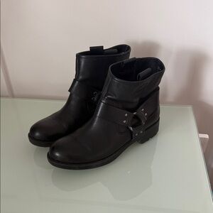 Urban Outfitters - Black Genuine Leather Combat Boots